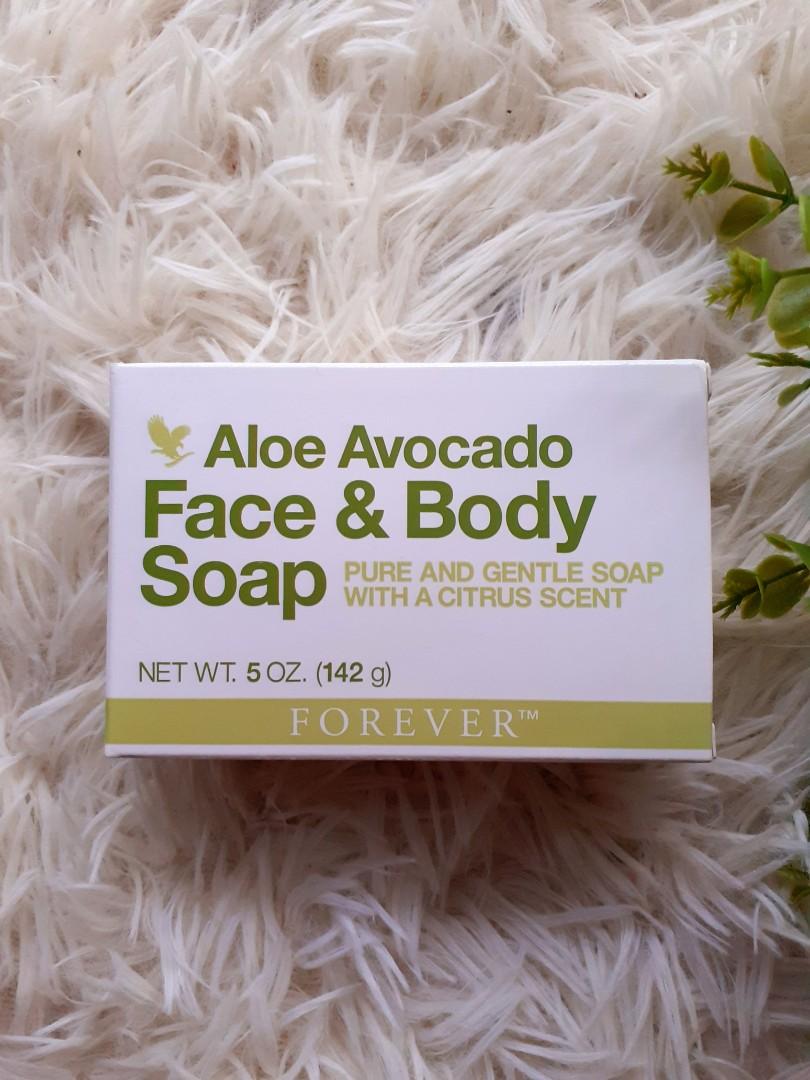 SABUN AVOCADO / ALOE AVOCADO FACE AND BODY SOAP FOREVER LIVING, Beauty