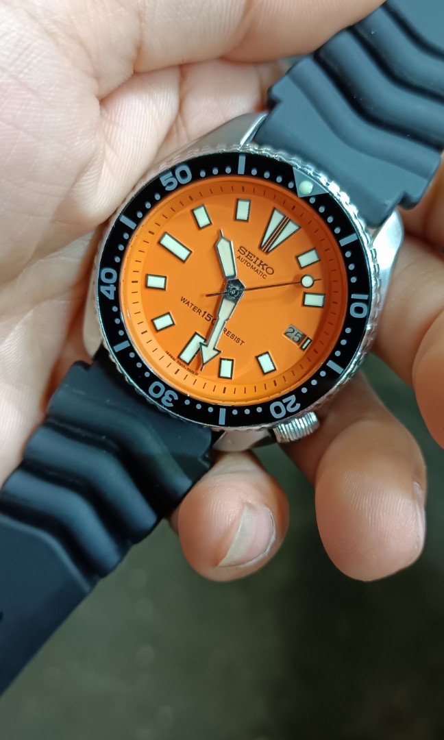 Seiko 7002 orange dial sale