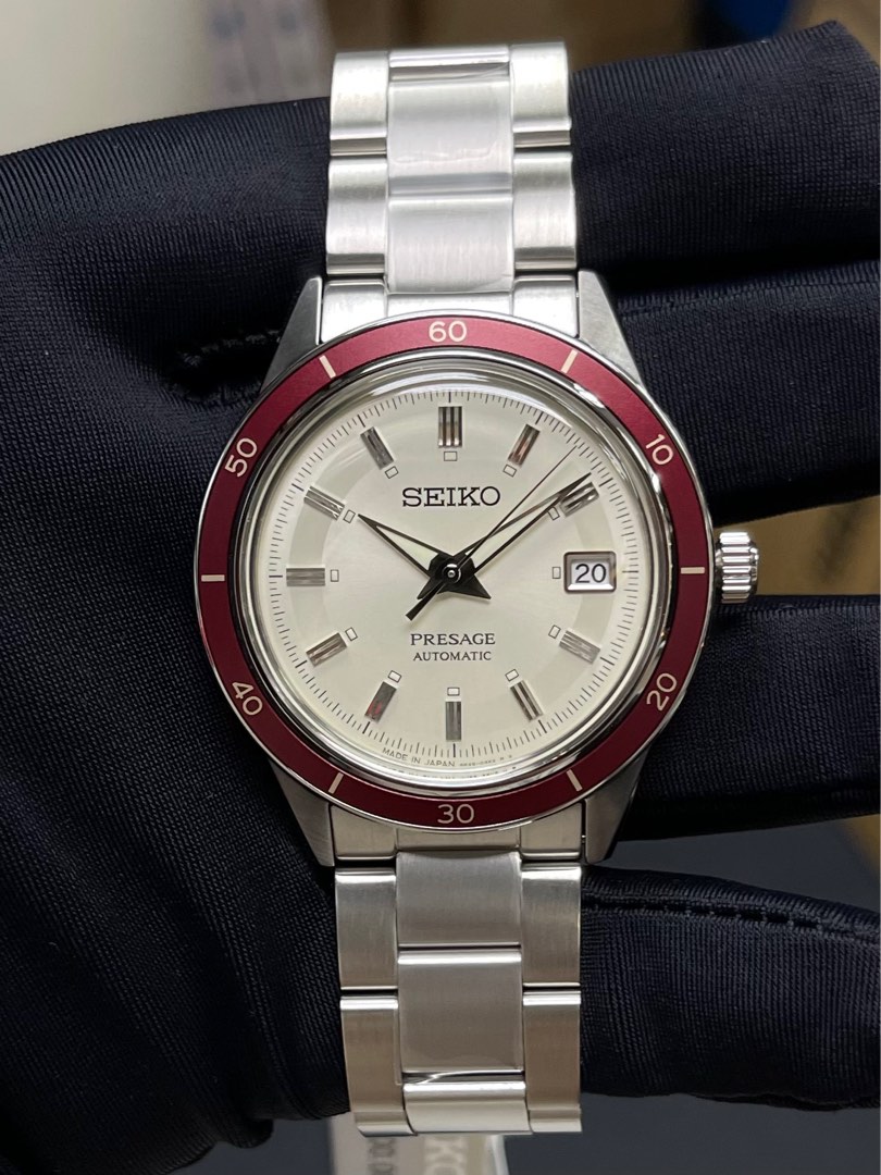SEIKO Presage Style 60s Ruby SRPH93J1, Men's Fashion, Watches &  Accessories, Watches on Carousell