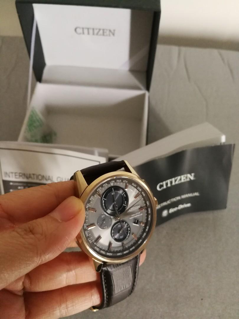 Seiko unisex solar watch (adjusted time & calendar), Men's Fashion