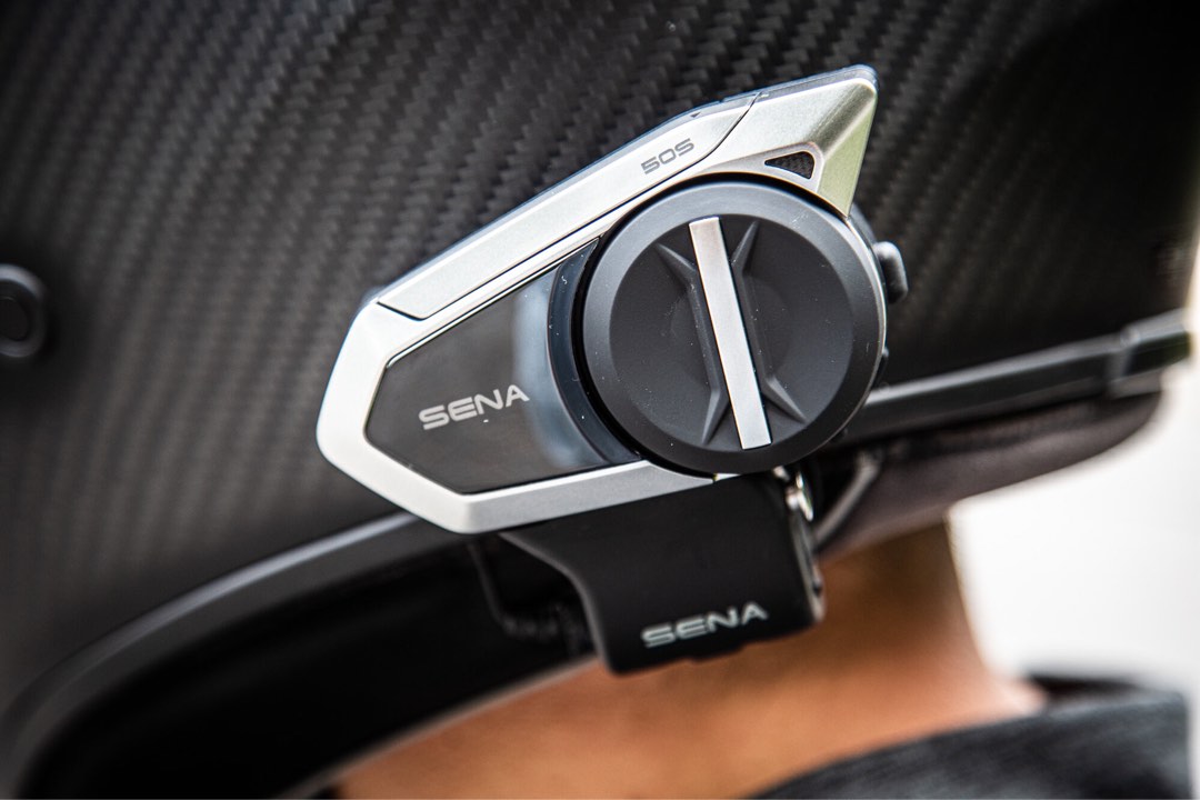 Sena 50S helmet Bluetooth comms, Motorcycles, Motorcycle Accessories on