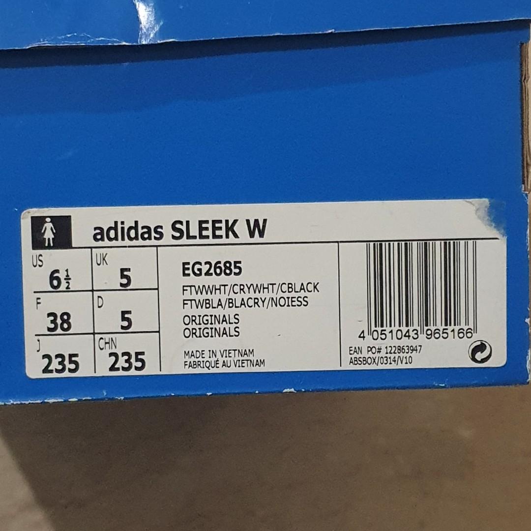 SNEAKER ADIDAS SLEEK WHITE RAINBOW / 38 EU, Fesyen Wanita, Sepatu di  Carousell