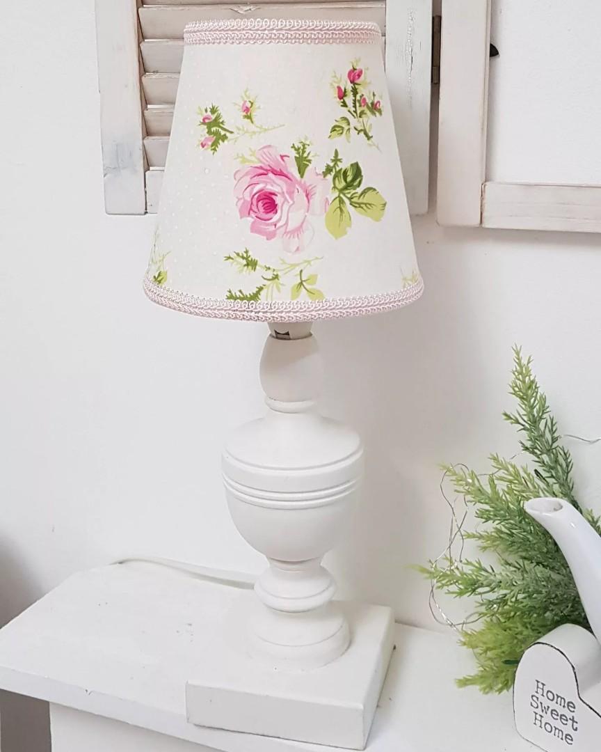 Shabby chic table lamp deals
