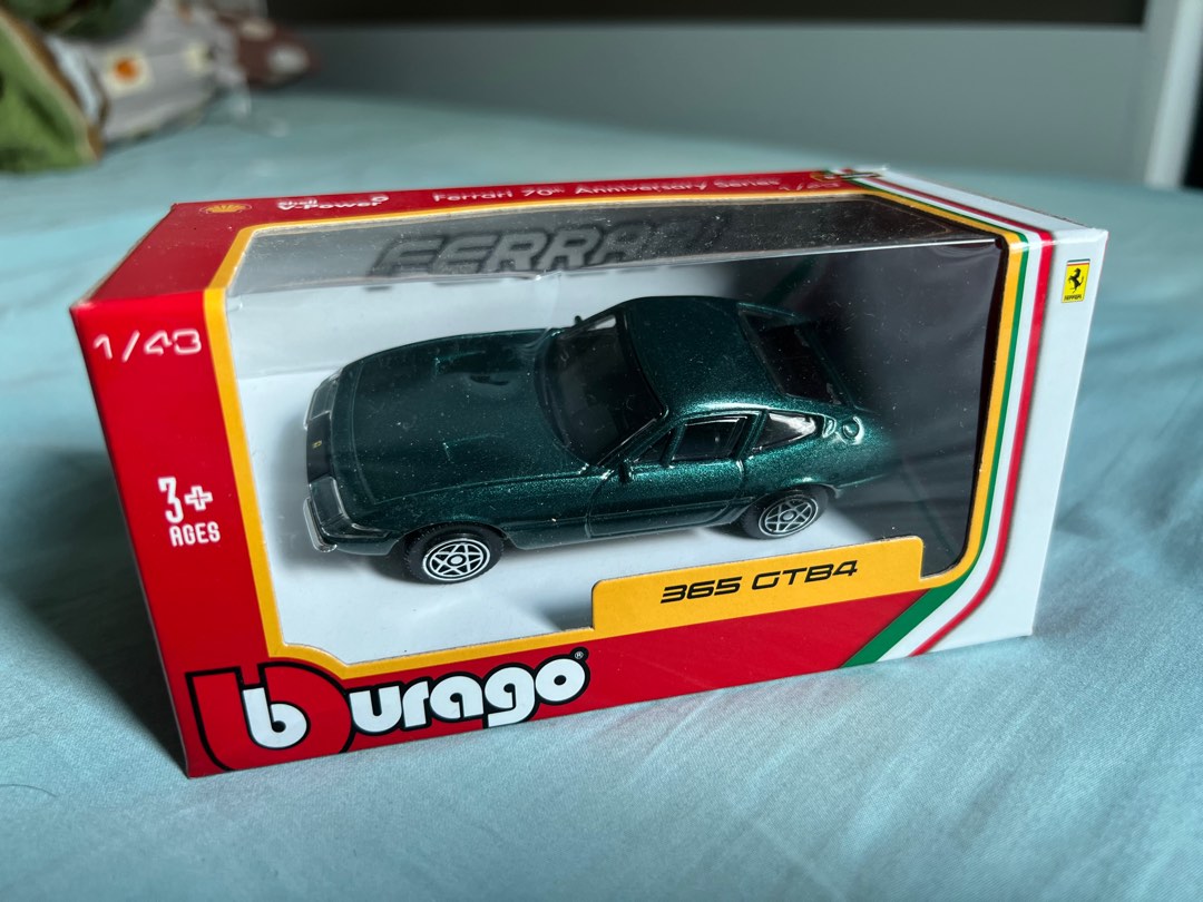 Shell V Power X Burago 1 43 Ferrari 365 Gtb4 模型車 興趣及遊戲 玩具 遊戲類 Carousell