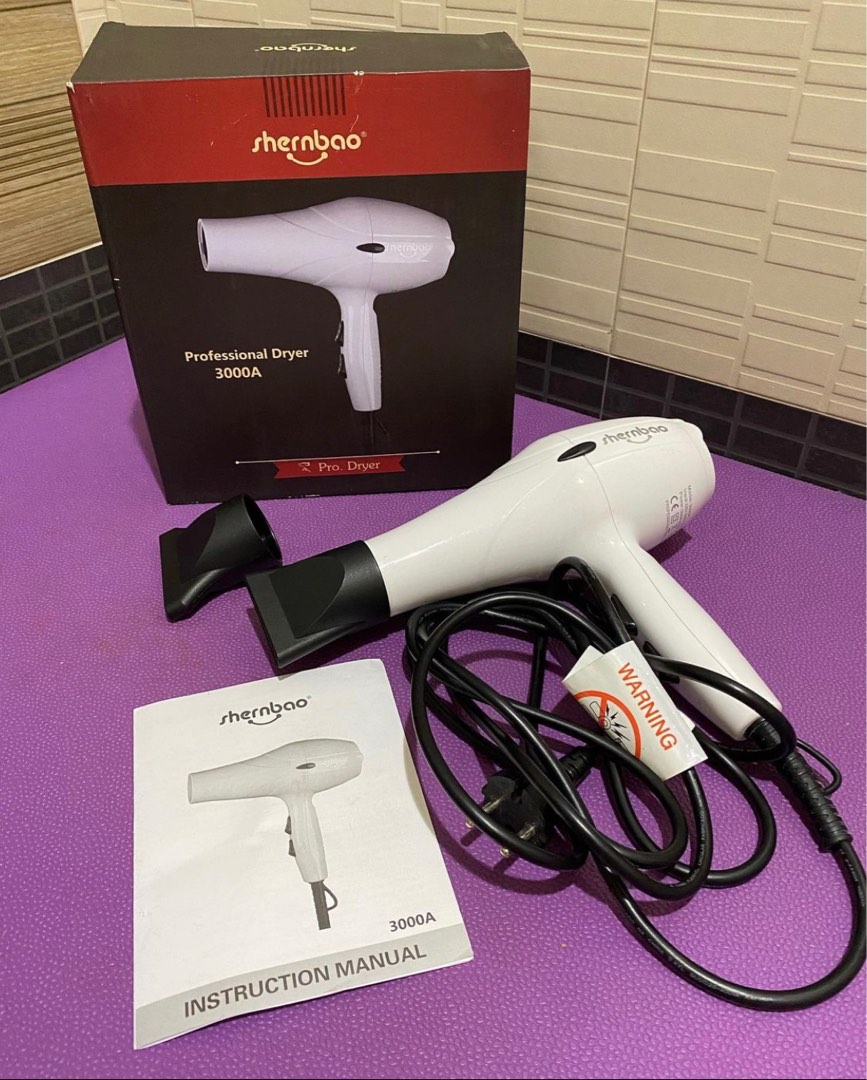 Sherbao Hand Held Low Noise Pet Blow Dryer, Pet Supplies, Health