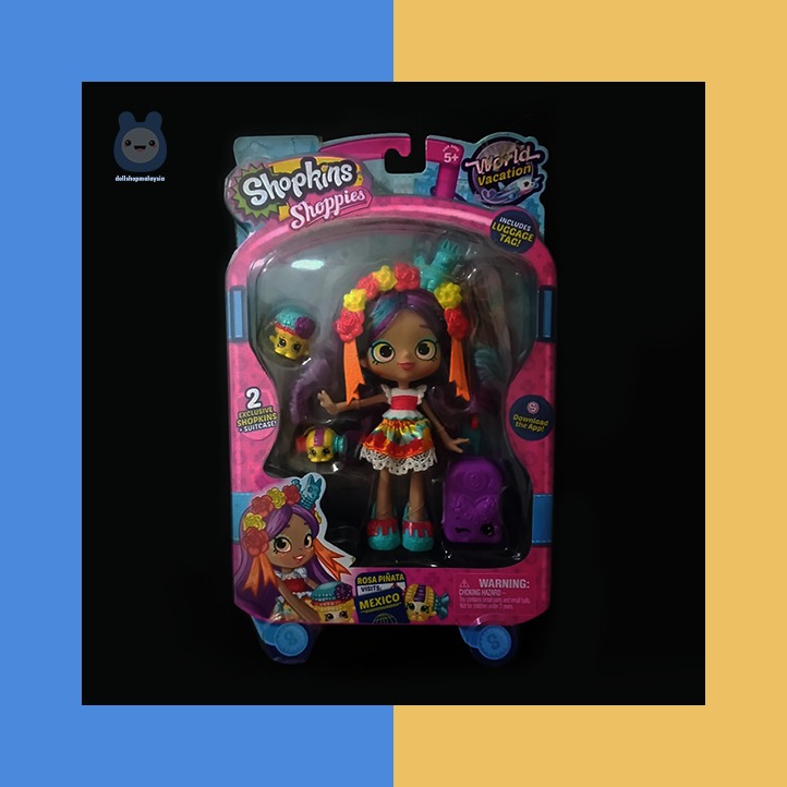 Shopkins rosa cheap pinata