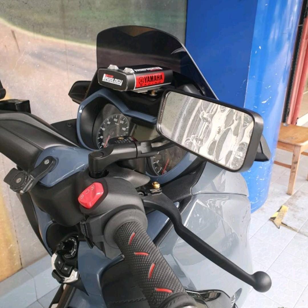 Rectangle Side Mirror YAMAHA NMAX XMAX TMAX AEROX MT155 FZ16 SPARK