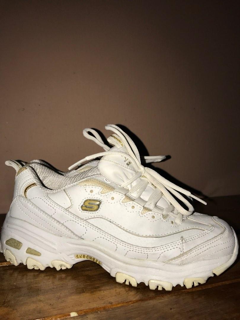All white skechers shoes store