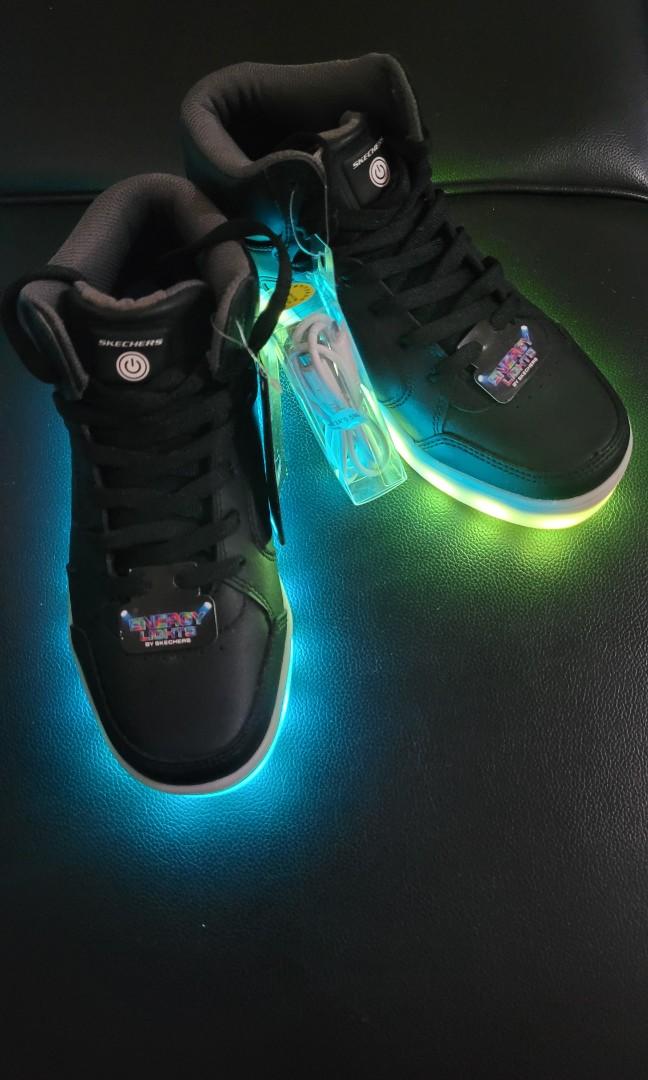 Skechers energy hot sale light up shoes