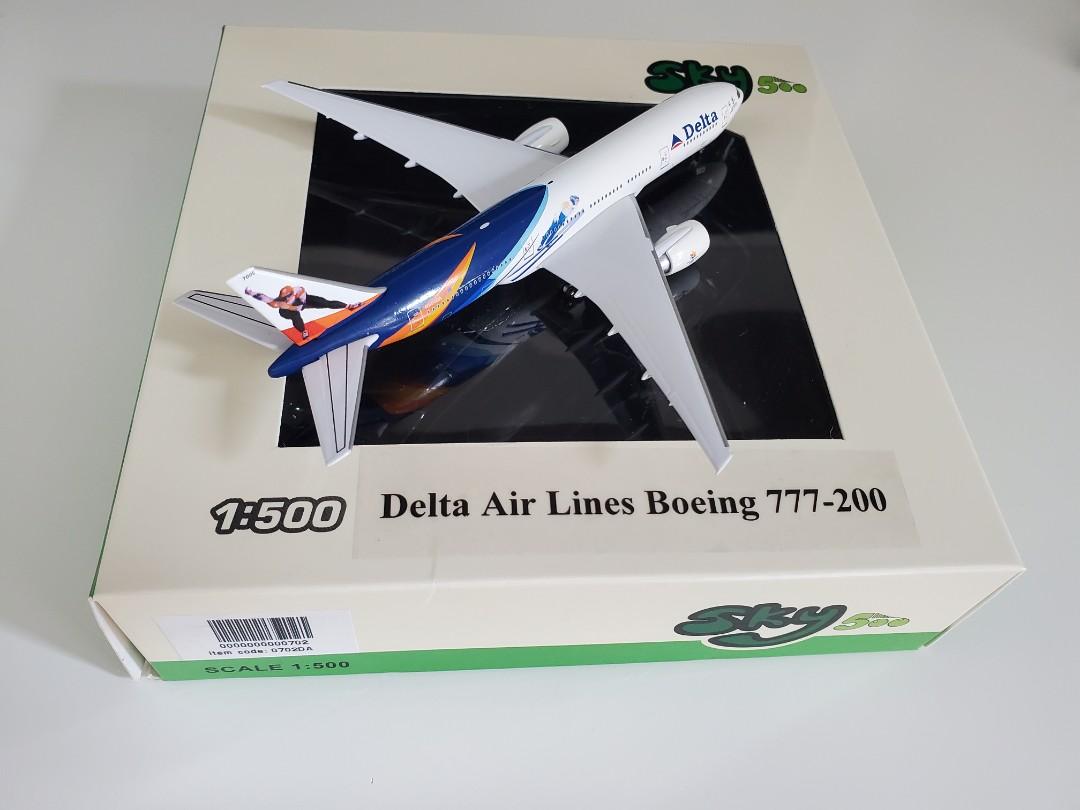 Sky500 1/500 Gulf Air B747-200 - Herpa, Maquette Avion Métal, Occasion
