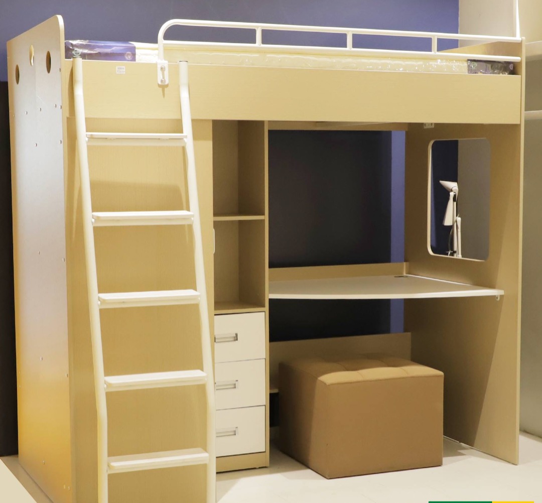 Slightly Used Loft Bed, Furniture & Home Living, Furniture, Bed Frames