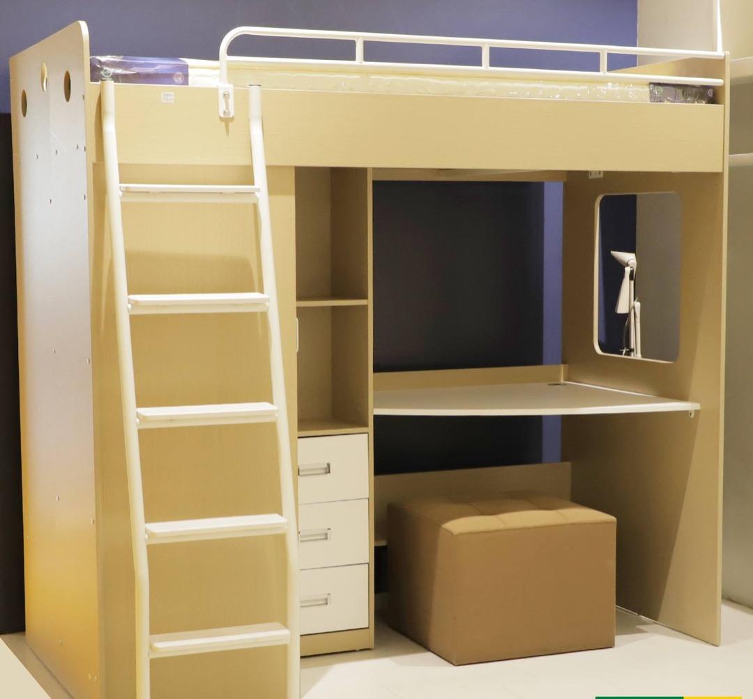 Slightly Used Loft Bed, Furniture & Home Living, Furniture, Bed Frames