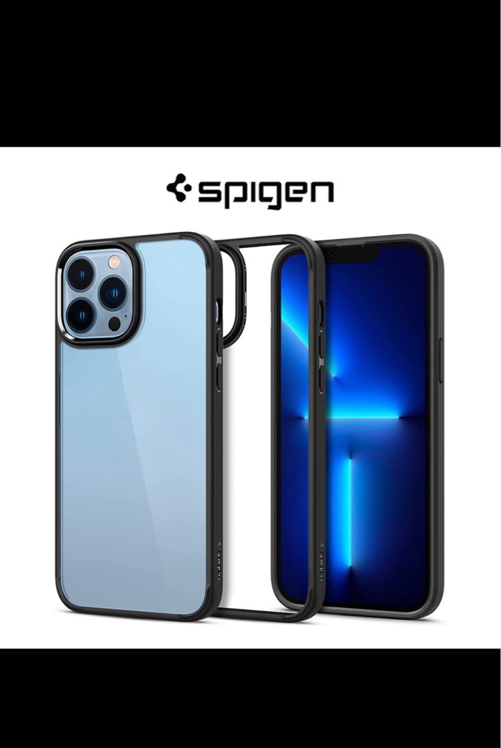 Spigen iPhone 13 Pro Max Case Ultra Hybrid / Crystal Hybrid Black Drop