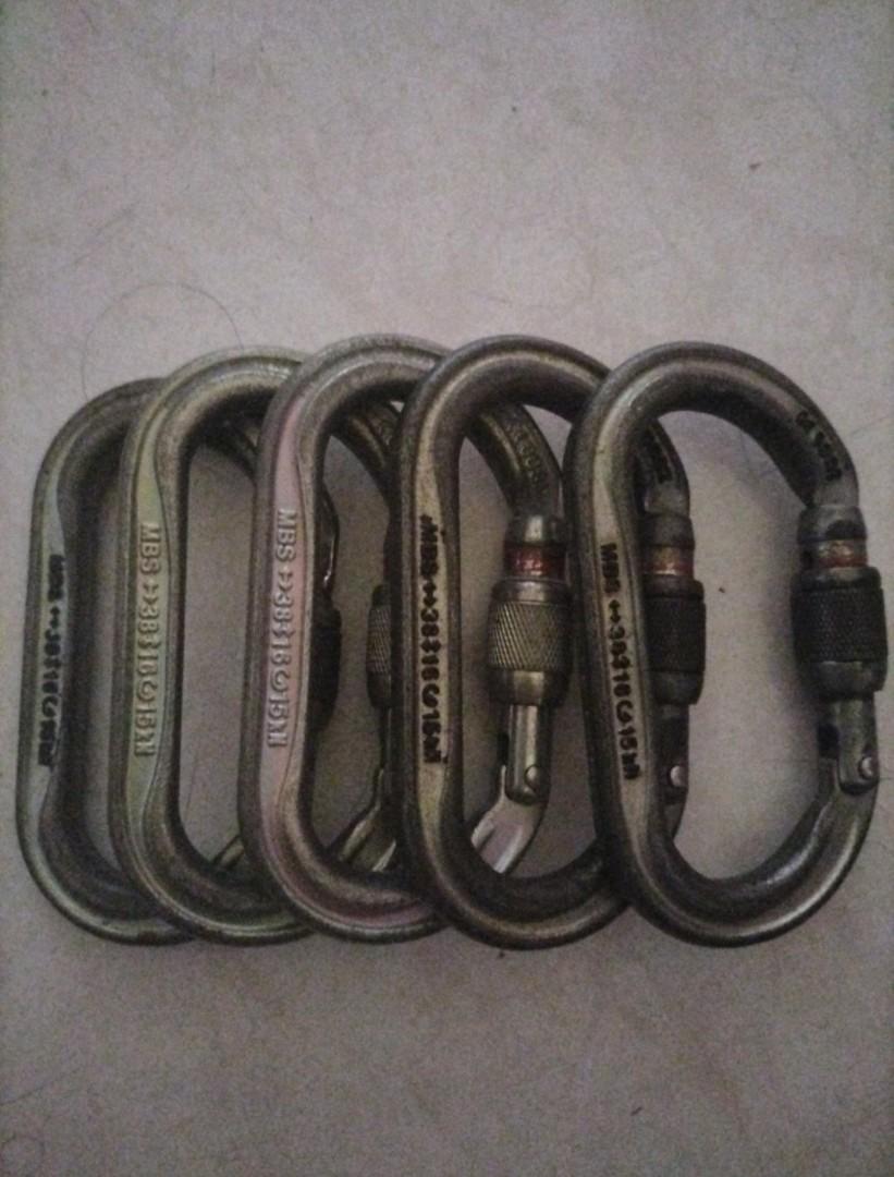 Stainless steel petzl, Sports Equipment, Hiking & Camping on Carousell
