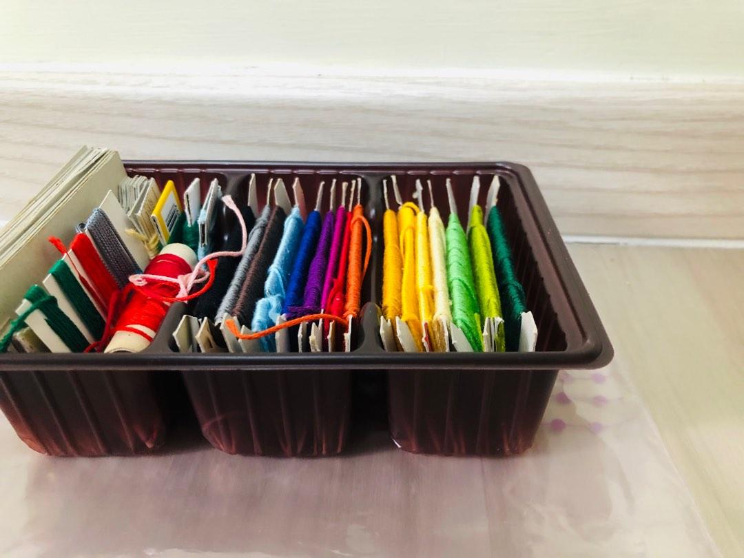 Free with purchase Stamp carving, embroidery thread, clear folder from