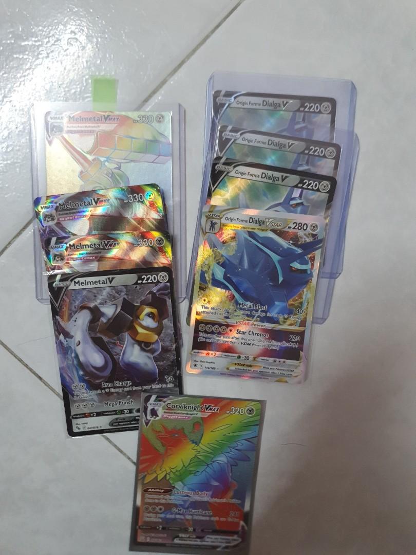 Steel /Normal type Pokemon V / Vmax /Holo/RV/Zacian V, Hobbies & Toys