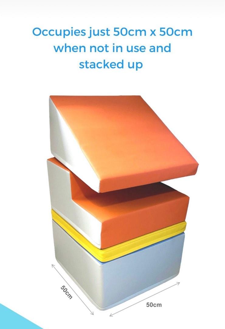 slide and step soft play set