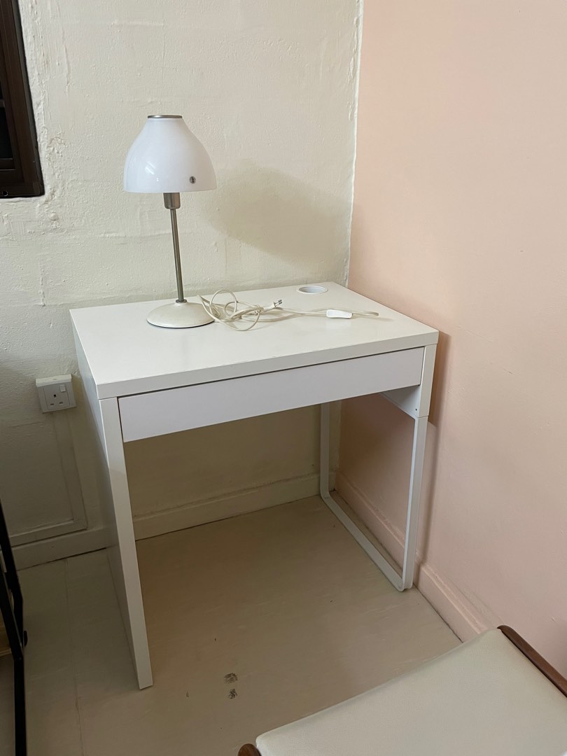Ikea Micke Study Computer Desk & lamp, Furniture & Home Living
