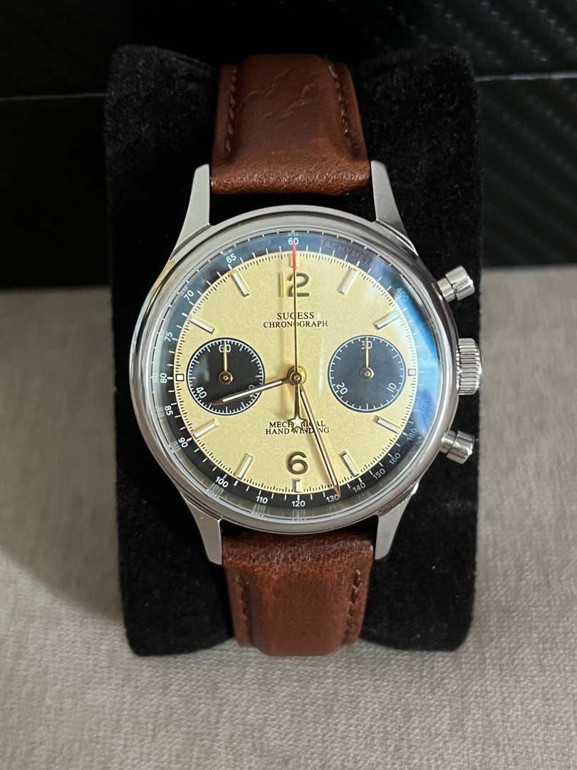 Sugess Chronograph mechanical watch, Luxury, Watches on Carousell