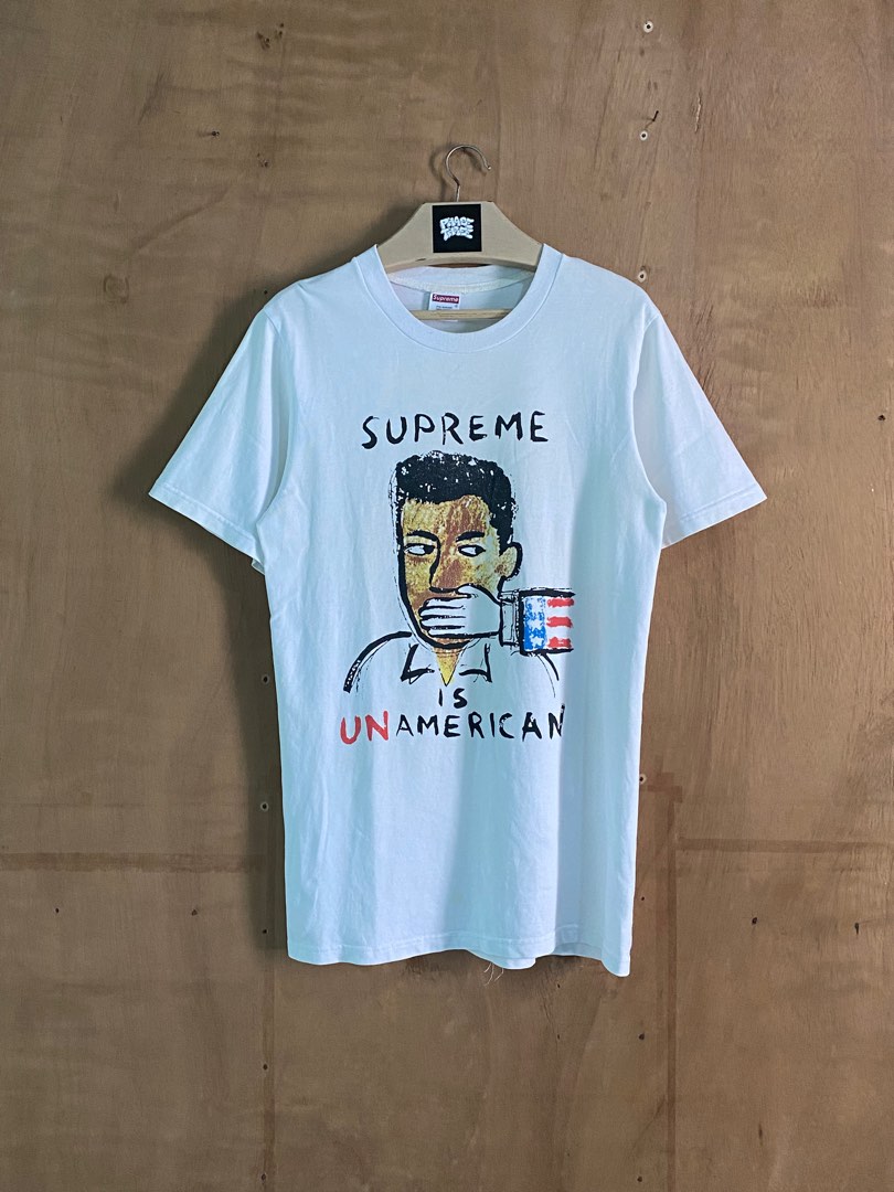 Supreme unamerican tee cheap