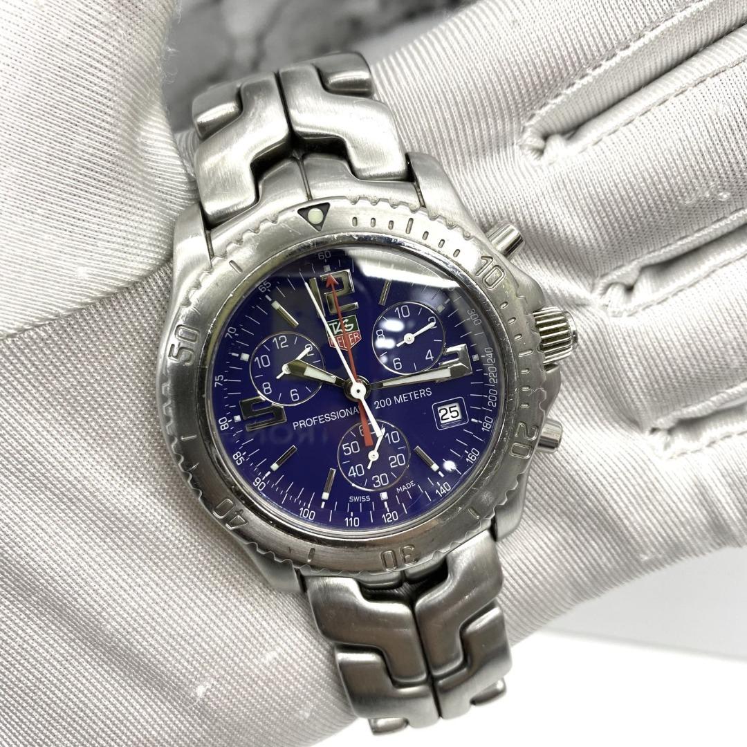 TAG HEUER CT1110 CHRONOGRAPH BLUE QUARTZ MEN S WATCH 227018506 WE