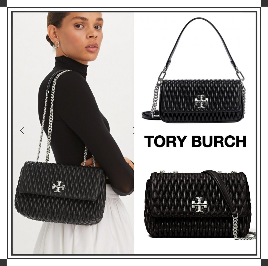 Tory Burch Kira Ruched Small Convertible Shoulder Bag