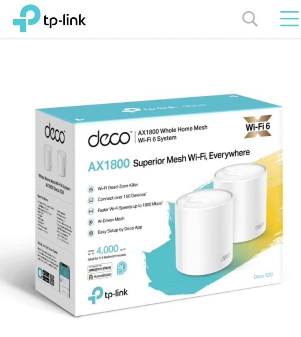 Tp link Deco x20 2pack, Computers & Tech, Parts & Accessories ...