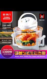 Turbo broiler glass cover only