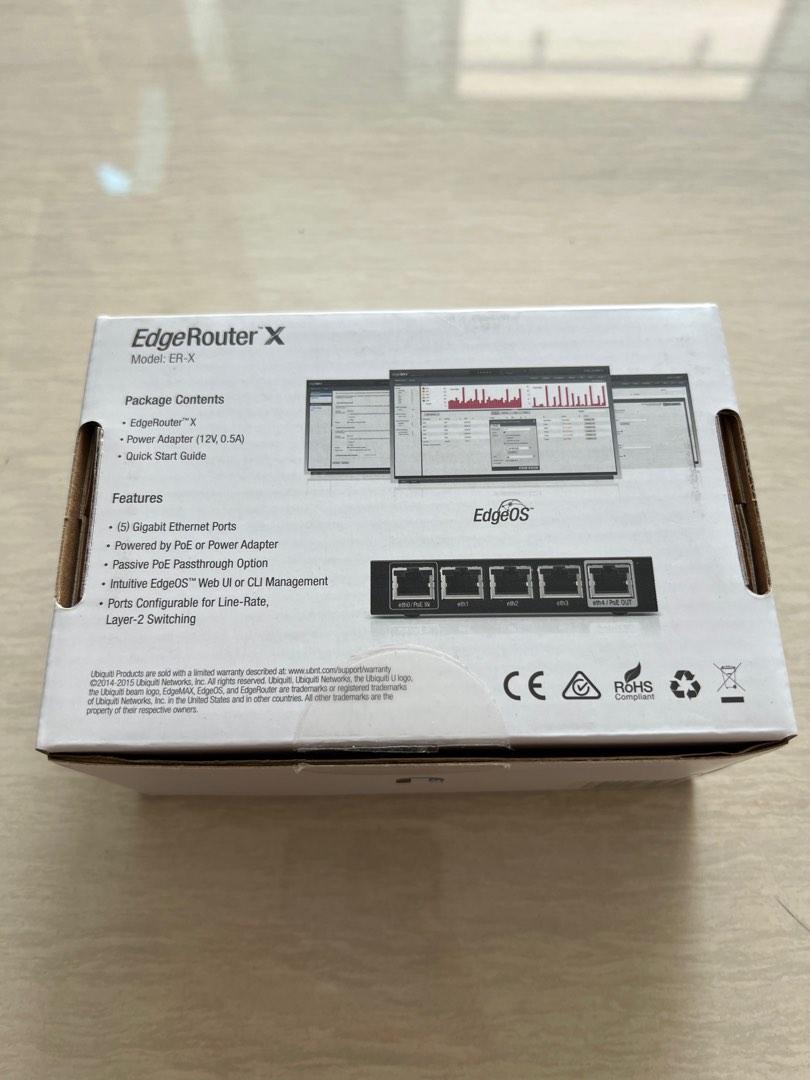 Ubiquiti EdgeRouter X, Computers & Tech, Parts & Accessories