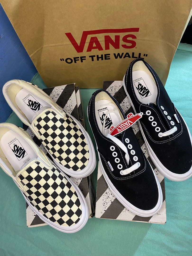 Vans vault cheap authentic checkerboard