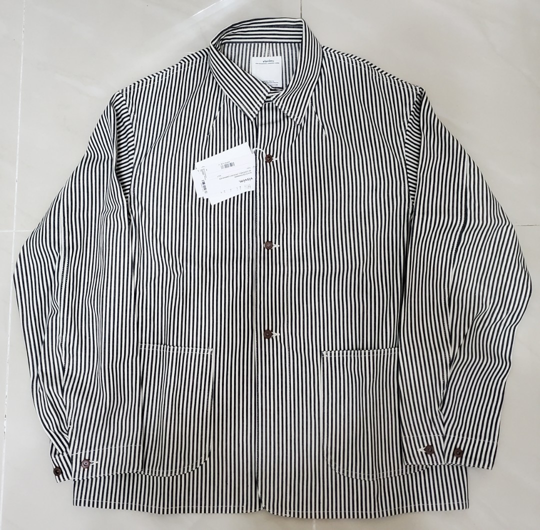 予約販売】本 visvim/ヴィズヴィム COVERALL UNWASHED HICKORY ...