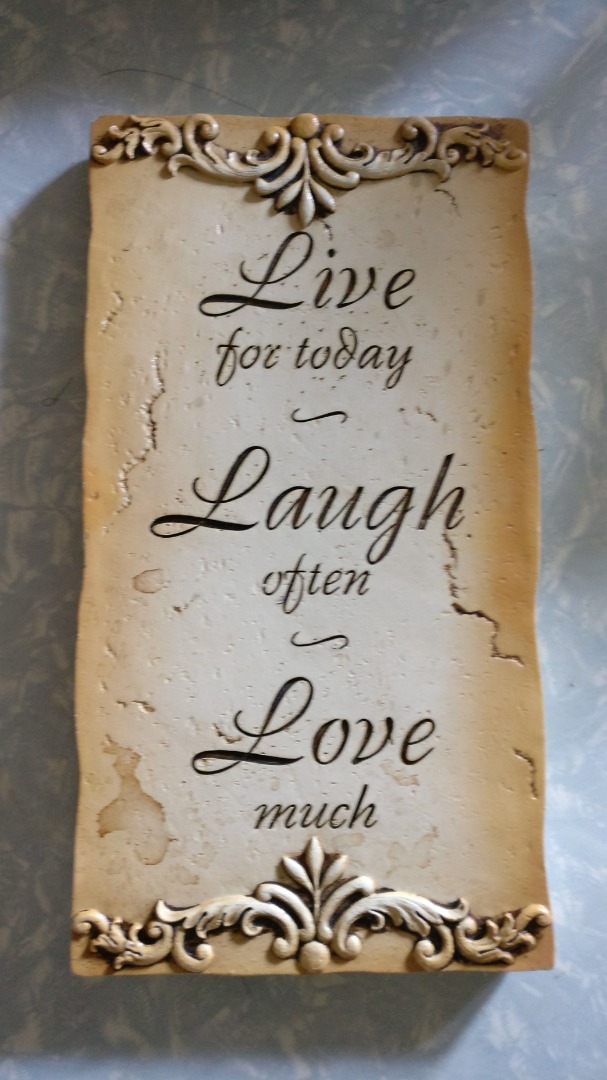 Wall Motivational Plaque to daily inspire you, Furniture & Home Living