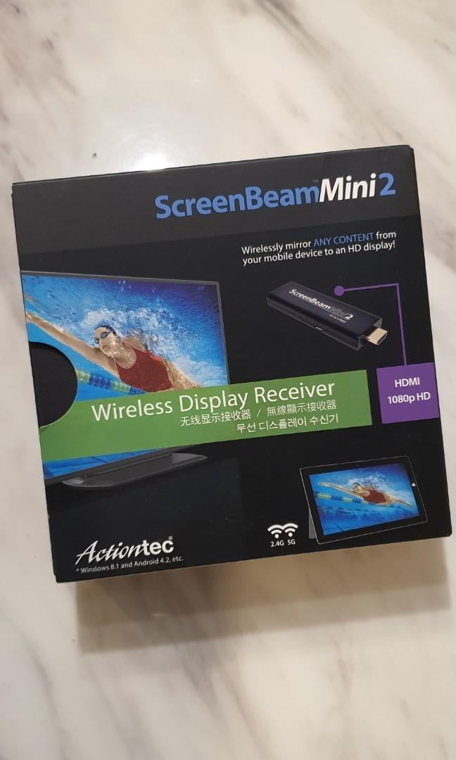 Wireless Display Dongle Adapter Miracast ScreenBeam Mini2 Actiontec