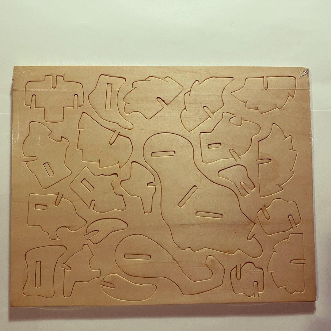 Woodcraft Construction Kit Lion&Foat, Hobbies & Toys, Toys & Games on