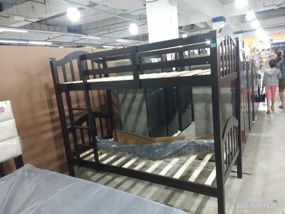 Wooden bunk bed double deck Mode of payment Cash Gcash Card BDO