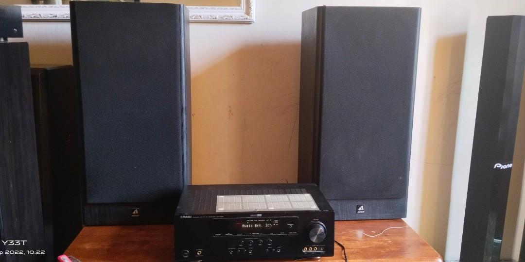 YAMAHA RXV365 with 3 way 10 inch ASTRON speaker, Audio, Soundbars