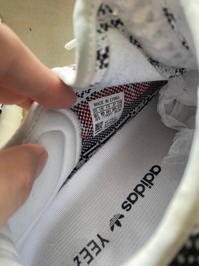 Yeezy zebra inside top