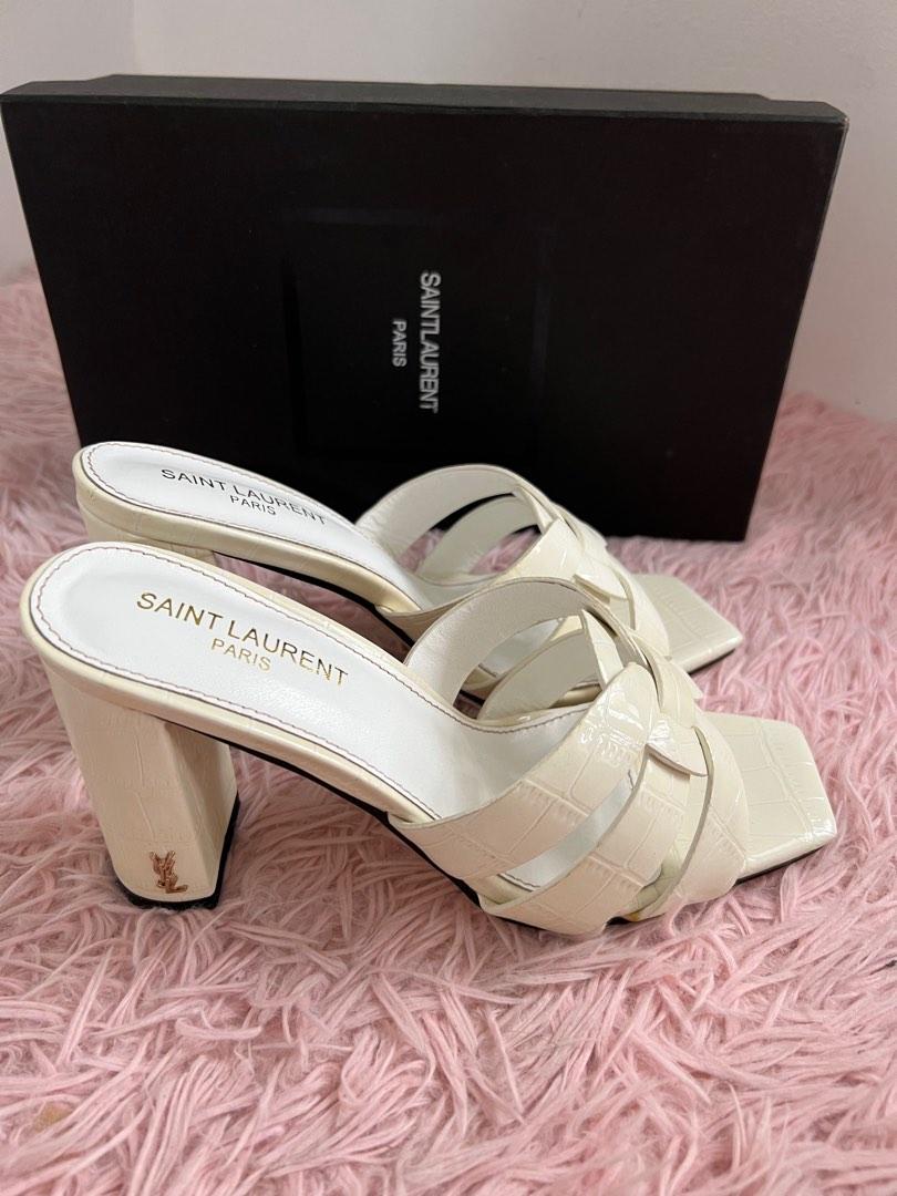 Ysl block heels deals