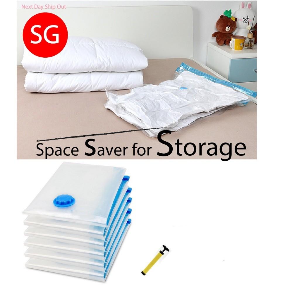 3 PACK Giant Extra Large Vacuum Storage Bags - 130 x 90cm Duvet Storage Bag