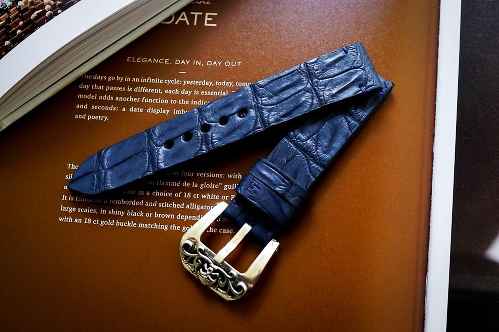 Genuine alligator watch hot sale strap 20mm