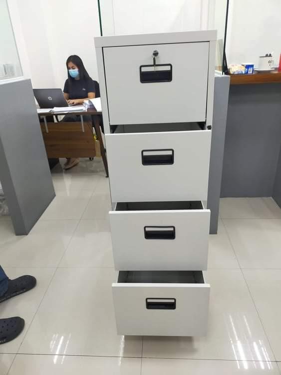 4 Layer Vertical Steel Filing Cabinet With Vault Furniture Home Living Office Fixtures On Carou