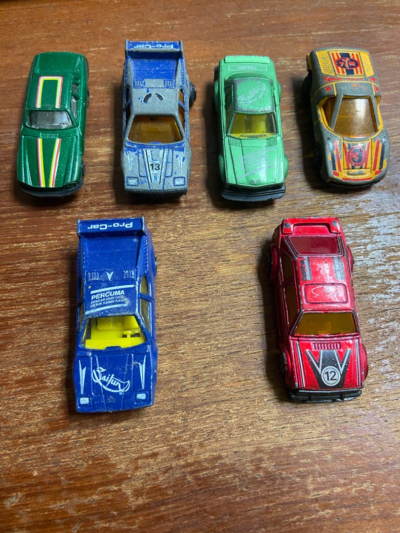 6 x Toy Cars, Hobbies & Toys, Toys & Games on Carousell