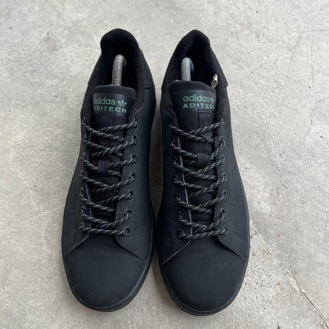 Adidas aditech stan sale smith black
