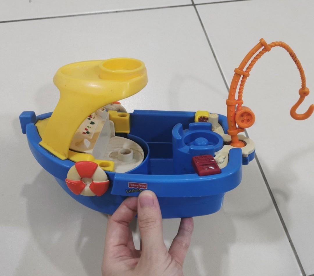 💥 FREE POST ‼️Fisher price little people floaty boat - bath toy