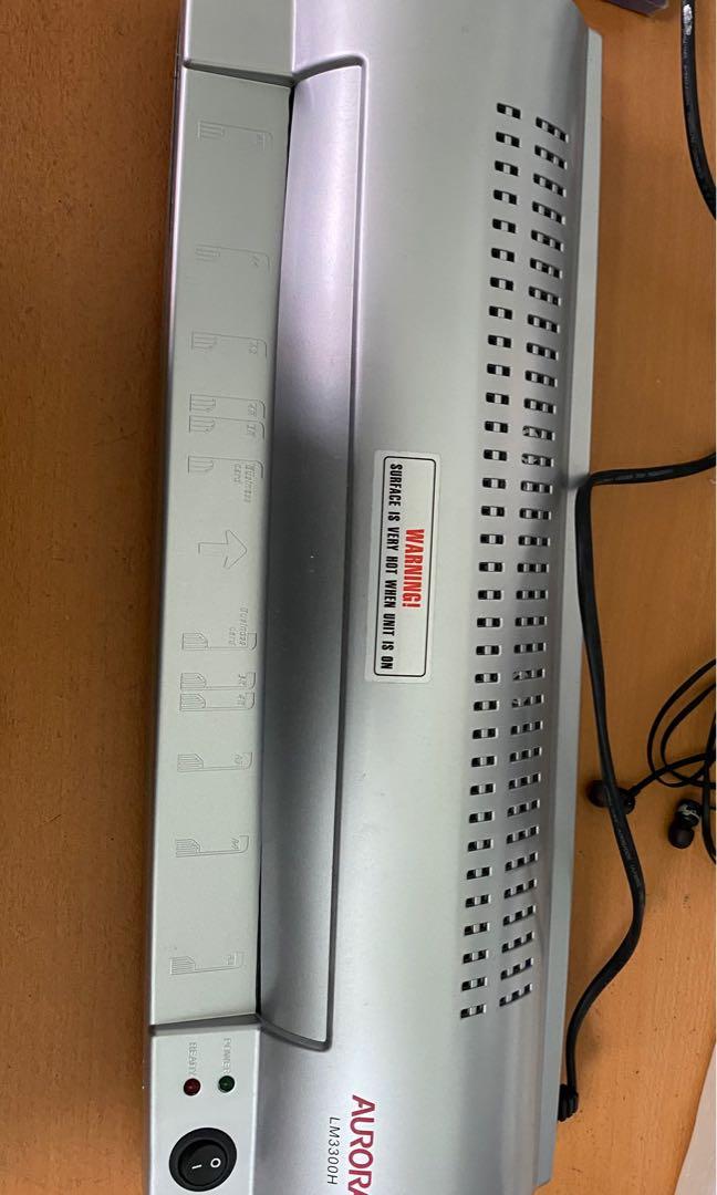 A3 hot roller laminator and laminator pouch, Computers & Tech, Office