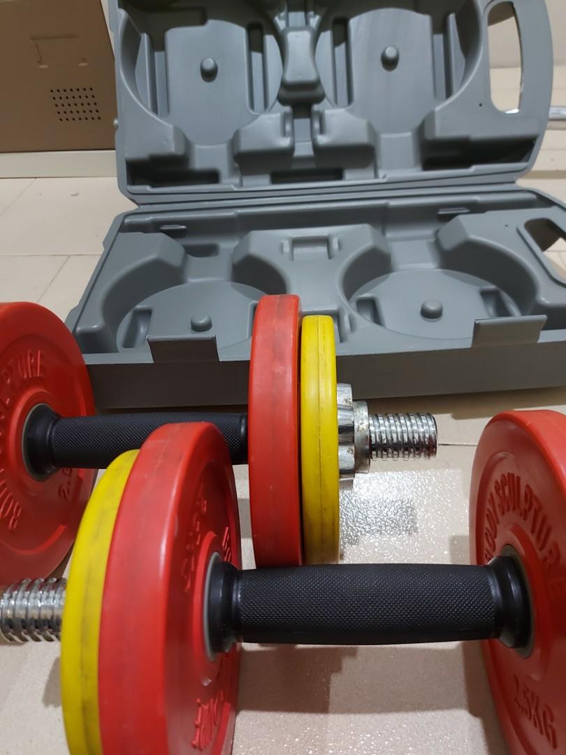 Ace hardware dumbell all ruber 20 kg Olah Raga Perlengkapan