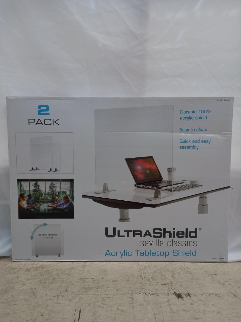 Acrylic Tabletop Shield 2 Pack Ultrashield, Furniture & Home Living