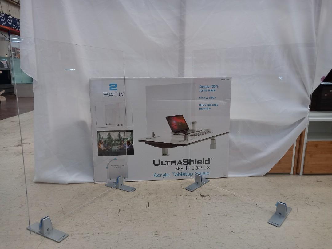 Acrylic Tabletop Shield 2 Pack Ultrashield, Furniture & Home Living