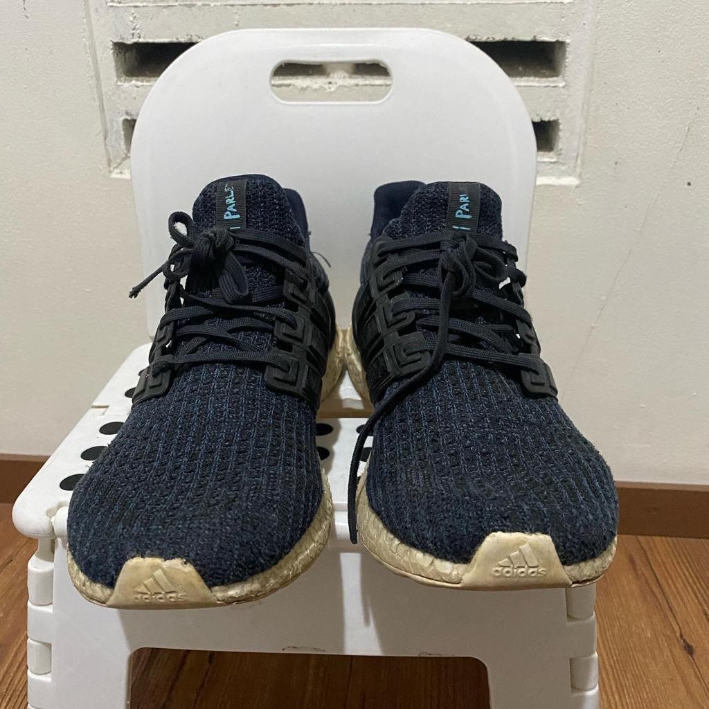 Adidas Ultraboost Parley Ocean Legend INK Carbon, Fesyen Pria, Sepatu ,  Sneakers di Carousell