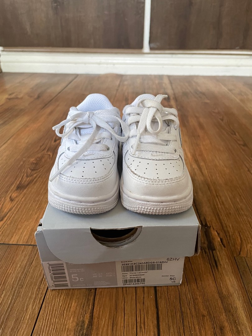 Air Force 1 Triple White Toddler/Baby Shoes, Babies & Kids, Babies ...